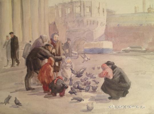 Москва 60-70-х гг. в картинах советских художников. Москва 60-70-х гг. в картинах советских художников.