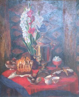 Кулагина Мария Эдвардовна. Самовар с выпечкой. Кулагина Мария Эдвардовна. Самовар с выпечкой.