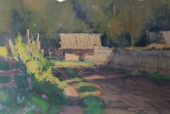 Грицюк Николай Демьянович "Улица в деревне." Грицюк Николай Демьянович "Улица в деревне."