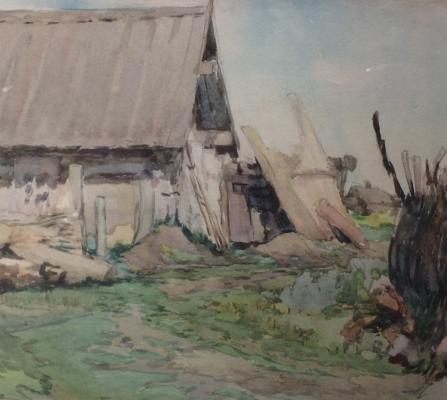 Грицюк Николай Демьянович "Деревенский дом." Грицюк Николай Демьянович "Деревенский дом."