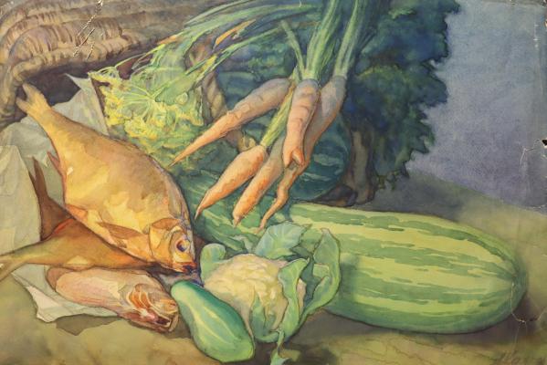 Хряков Александр Фёдорович. Рыба и овощи