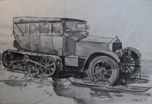 Саханов Александр Иванович. Автосани, которыми пользовался В.И. Ленин для поездок из Горок в Москву