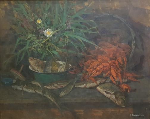 Саханов Александр Иванович. Раки и рыба Саханов Александр Иванович. Раки и рыба
