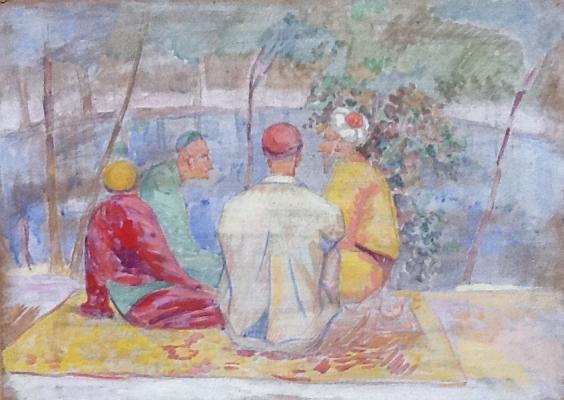 Карахан Николай Георгиевич. Чаепитие Карахан Николай Георгиевич. Чаепитие