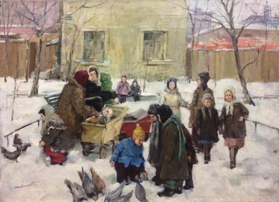 Петров Юлий Георгиевич "На прогулке." Петров Юлий Георгиевич "На прогулке."