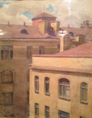 Рерберг Федор Иванович. Солнце и крыши. Рерберг Федор Иванович. Солнце и крыши.