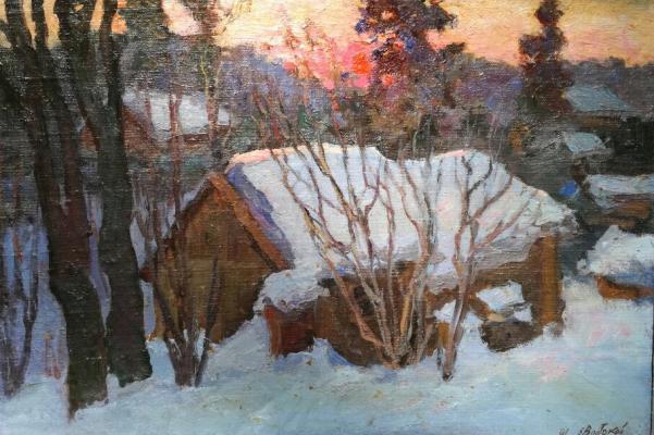 Востоков Евгений Иванович. Зимний вечер Востоков Евгений Иванович. Зимний вечер