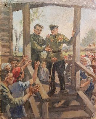 Ванециан Арам Врамшапу. Встреча героя Ванециан Арам Врамшапу. Встреча героя