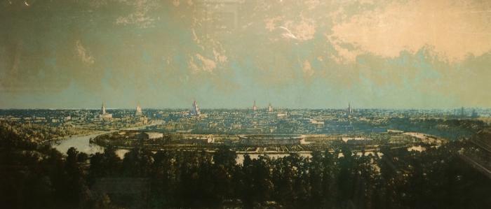 Ванеев Петр Иванович. Москва с Воробьевых гор. Ванеев Петр Иванович. Москва с Воробьевых гор.