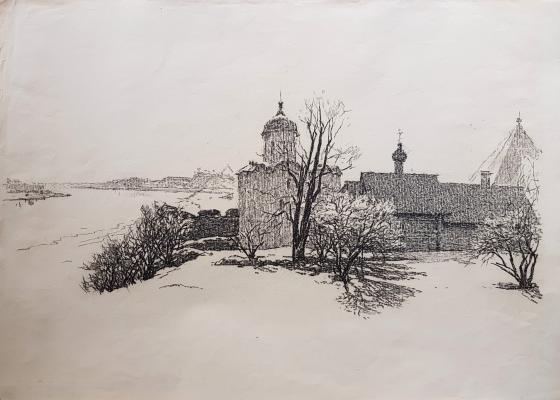 Ванеев Петр Иванович. Церковь у реки Ванеев Петр Иванович. Церковь у реки