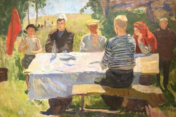 Герасимов Сергей Васильевич. За столом Герасимов Сергей Васильевич. За столом