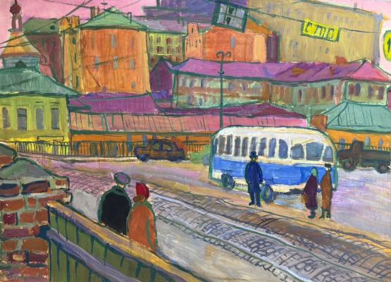 Грибков Люциан Дмитриевич. Москва. Набережная Яузы