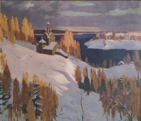 Фокина Светлана. Церковь над озером. Зима Фокина Светлана. Церковь над озером. Зима