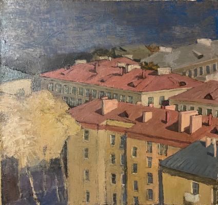 Курило Леонид Григорьевич. Московские крыши Курило Леонид Григорьевич. Московские крыши