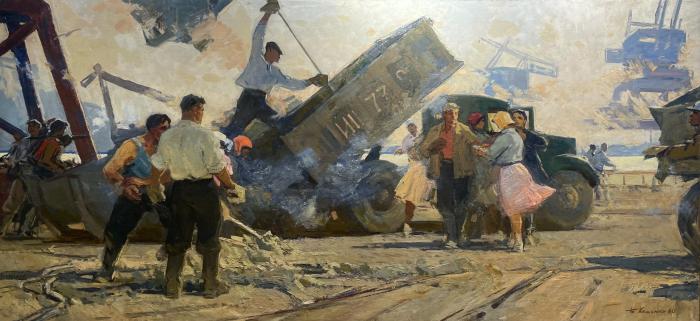Хоменко Борис Иванович. На строительстве Братской ГЭС