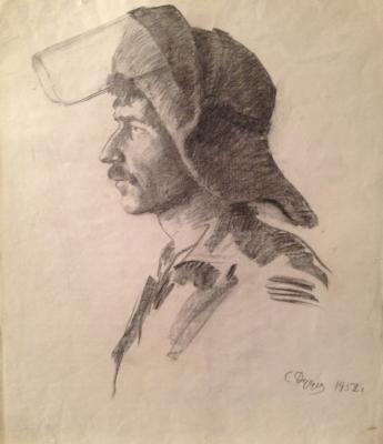 Дудник Степан Ильич. Портрет доменщика. Азовсталь.