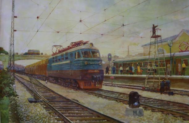 Марк Иванович Улупов "Электрифицированная железная дорога"