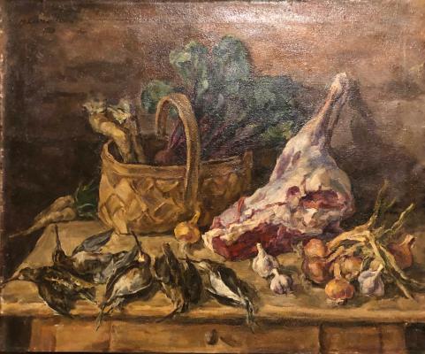 Кончаловский Михаил Петрович. Бекасы и баранья нога Кончаловский Михаил Петрович. Бекасы и баранья нога