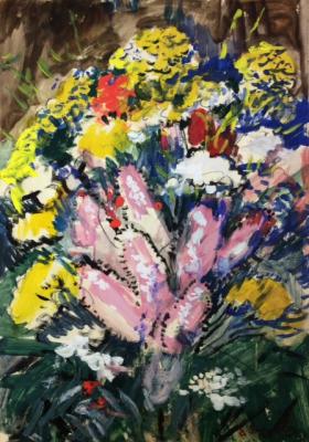 Зернова Екатерина Сергеевна. Розовый букет Зернова Екатерина Сергеевна. Розовый букет