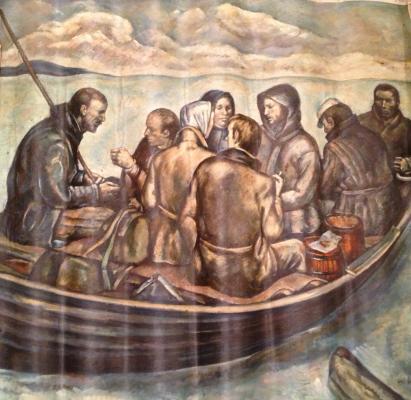Гурвич Михаил Иосифович "Переправа. Белое море." Гурвич Михаил Иосифович "Переправа. Белое море."