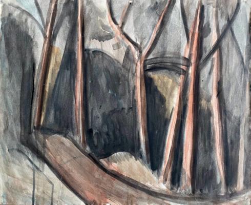 Васнецов Андрей Владимирович. Аллея в парке Васнецов Андрей Владимирович. Аллея в парке