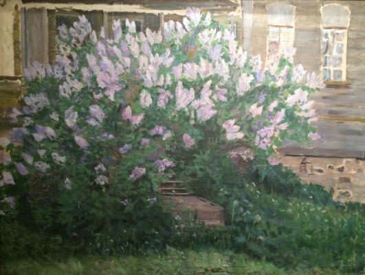 Степанов Алексей Степанович "Сирень. (Дача художника Бялыницкого-Бирули)." Степанов Алексей Степанович "Сирень. (Дача художника Бялыницкого-Бирули)."