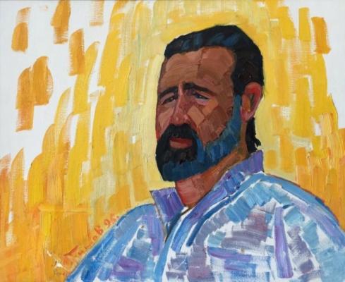 Бритов Ким Николаевич. Мужской портрет Бритов Ким Николаевич. Мужской портрет