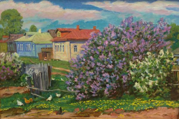 Кувин Анатолий Иванович. Цветет сирень Кувин Анатолий Иванович. Цветет сирень