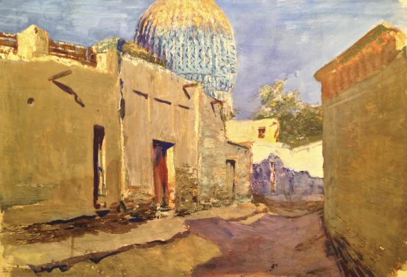 Кобылинская Ольга Михайловна. Улочка Самарканда Кобылинская Ольга Михайловна. Улочка Самарканда