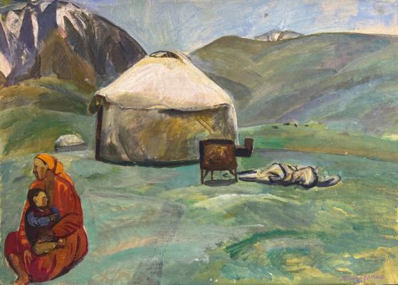 Назаренко Татьяна Григорьевна. Юрта. Казахстан