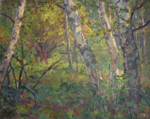 Черкес Даниил Яковлевич. Лесной пейзаж. Черкес Даниил Яковлевич. Лесной пейзаж.