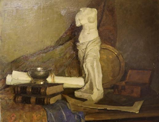 Биргер Борис Георгиевич. Натюрморт. Венера и книги