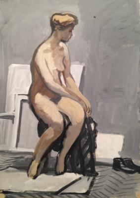 Расторгуев Евгений Анатольевич. Модель в мастерской художника. Расторгуев Евгений Анатольевич. Модель в мастерской художника.