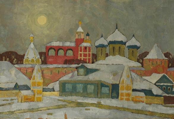 Курников Николай Федорович. Зимнее солнце. Курников Николай Федорович. Зимнее солнце.