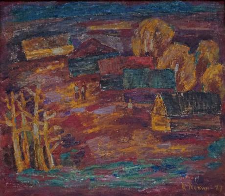 Лукин Александр Васильевич. Красная осень в Костерево. Лукин Александр Васильевич. Красная осень в Костерево.