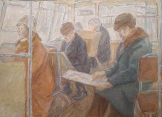 Дехтерёва Татьяна Александровна. В автобусе Дехтерёва Татьяна Александровна. В автобусе