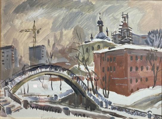 Пискарёва Анна Николаевна. Москва. Салтыковский мостик. Пискарёва Анна Николаевна. Москва. Салтыковский мостик.
