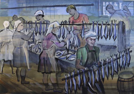 Пискарёва Анна Николаевна. Разделка рыбы