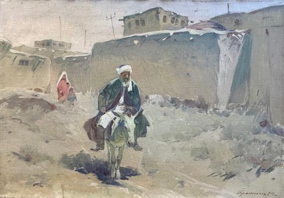 Брынских Борис Александрович. В кишлаке. Провожают