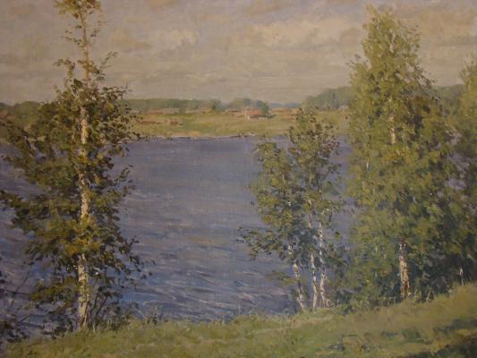 Хаимов Яков Маркович. Водохранилище у Тишково. Хаимов Яков Маркович. Водохранилище у Тишково.