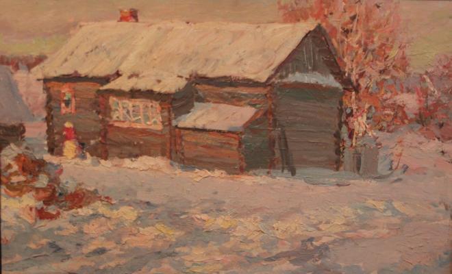 Виноградов Леонид Николаевич. Март в Городке. Виноградов Леонид Николаевич. Март в Городке.