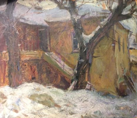 Бабицын Виктор Алексеевич. Дом в Рахмановском пер.,где жил В.Белинский Бабицын Виктор Алексеевич. Дом в Рахмановском пер.,где жил В.Белинский