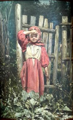 Кох Павел Петрович. Деревенская девочка Кох Павел Петрович. Деревенская девочка