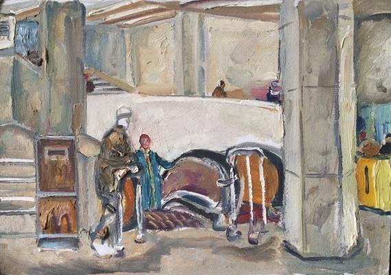 Коржевский Борис Георгиевич. В метро. Коржевский Борис Георгиевич. В метро.