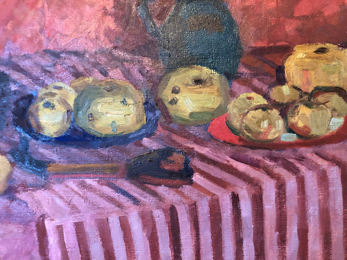 Моссаковский Павел Александрович. Яблоки на столе и в корзине Моссаковский Павел Александрович. Яблоки на столе и в корзине