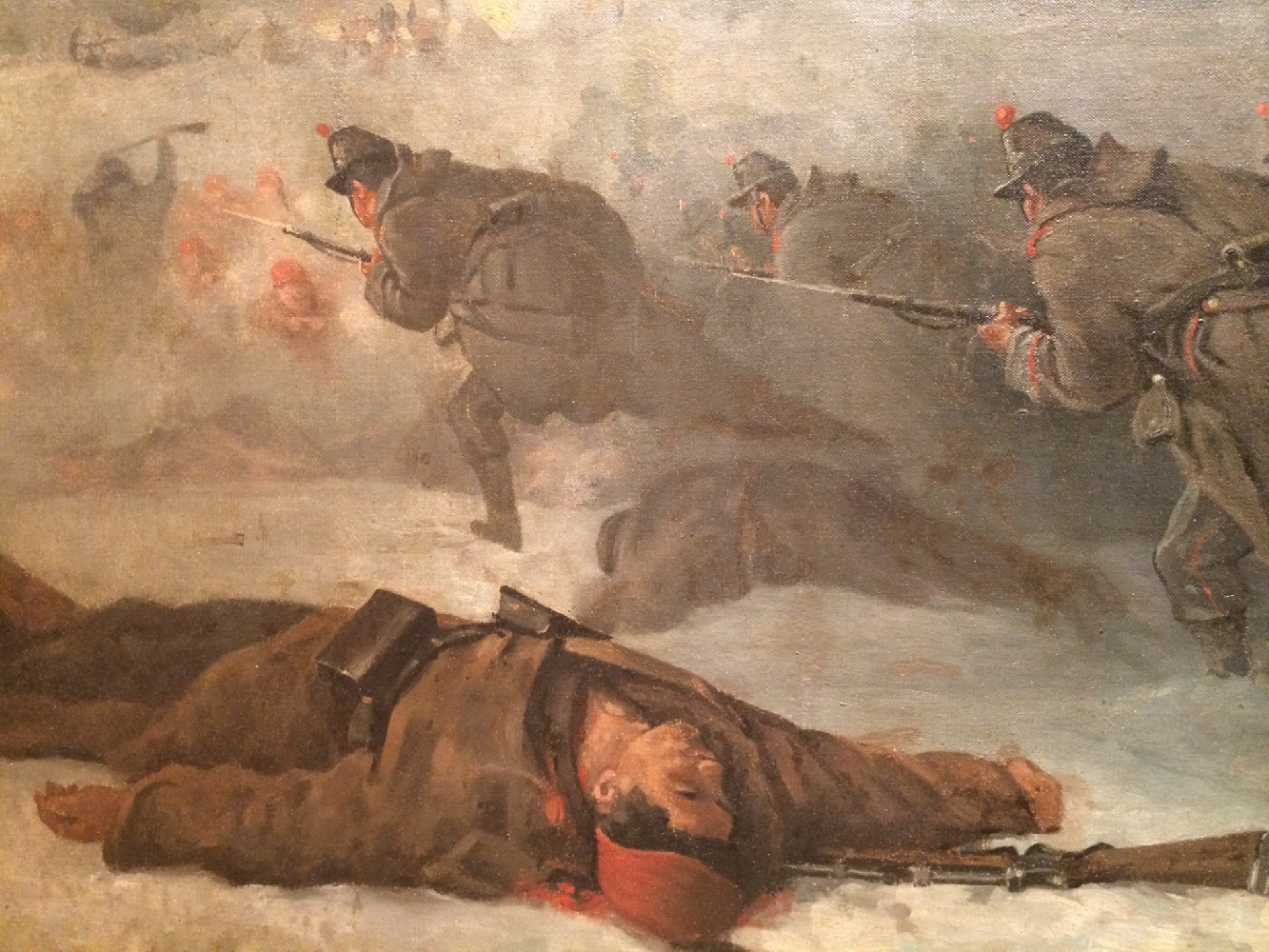 Попов Алексей Николаевич. Атака русской пехоты. Эпизод из русско-турецкой войны 1877–1878 гг. Попов Алексей Николаевич. Атака русской пехоты. Эпизод из русско-турецкой войны 1877–1878 гг.
