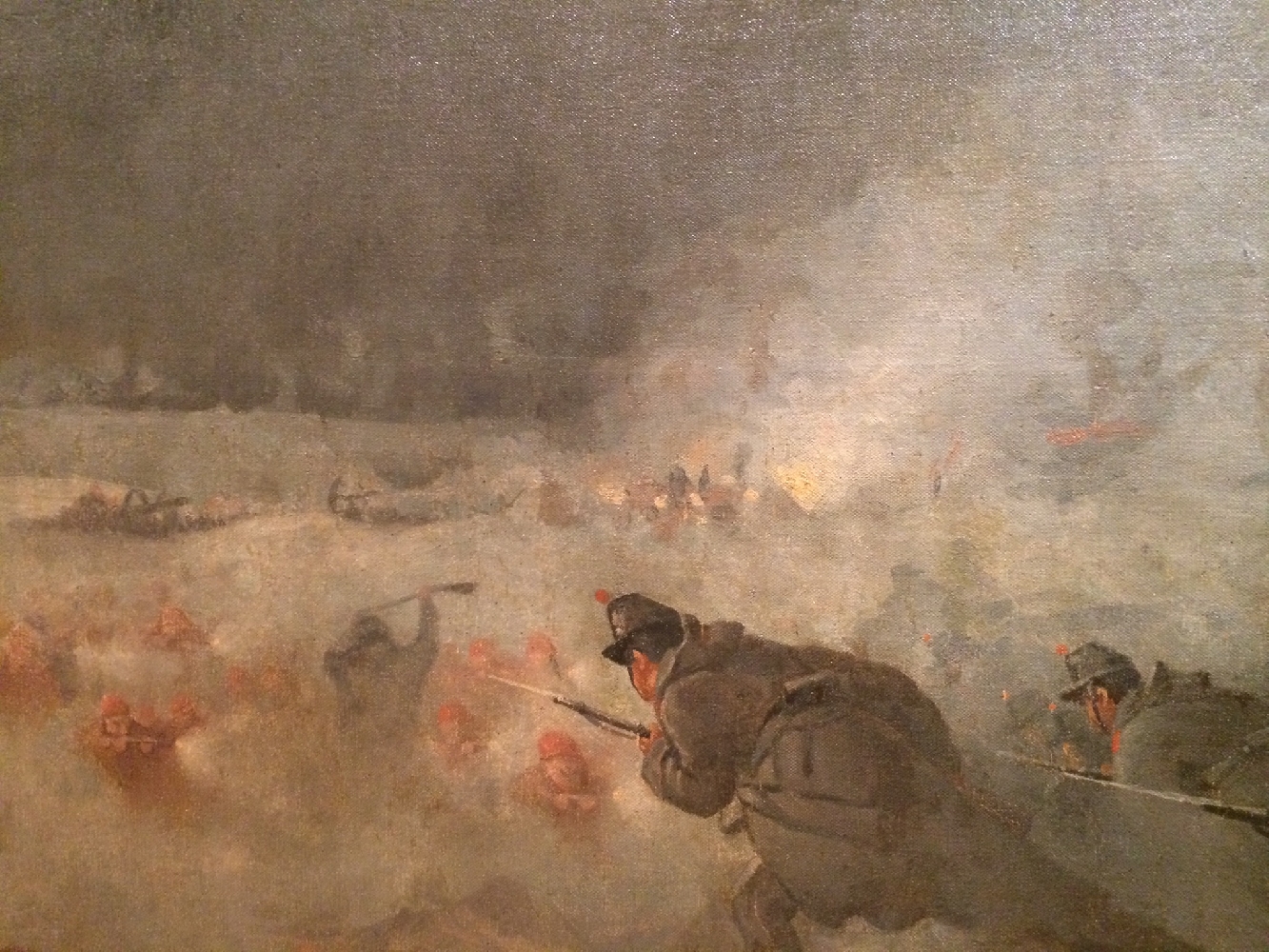 Попов Алексей Николаевич. Атака русской пехоты. Эпизод из русско-турецкой войны 1877–1878 гг. Попов Алексей Николаевич. Атака русской пехоты. Эпизод из русско-турецкой войны 1877–1878 гг.
