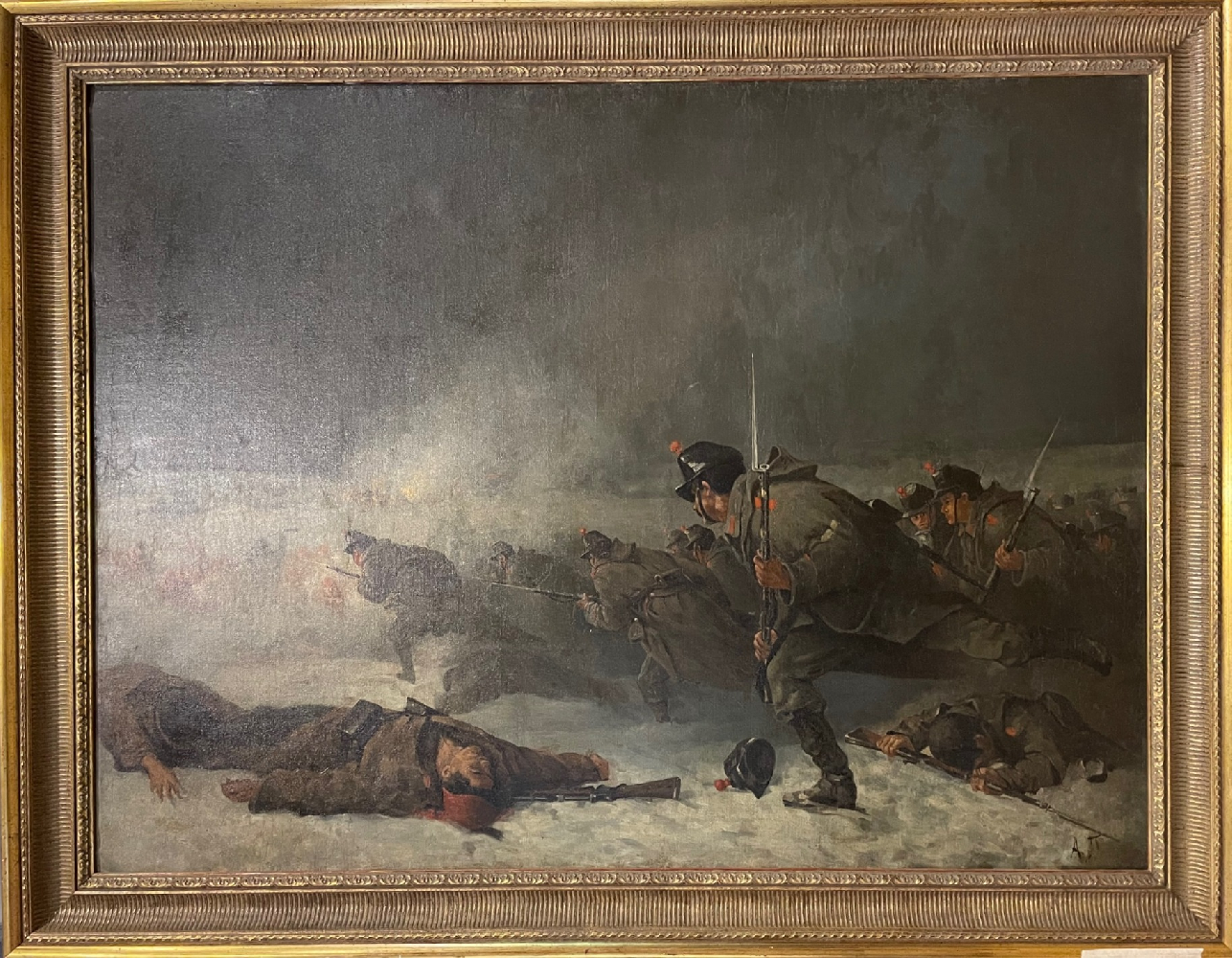 Попов Алексей Николаевич. Атака русской пехоты. Эпизод из русско-турецкой войны 1877–1878 гг. Попов Алексей Николаевич. Атака русской пехоты. Эпизод из русско-турецкой войны 1877–1878 гг.
