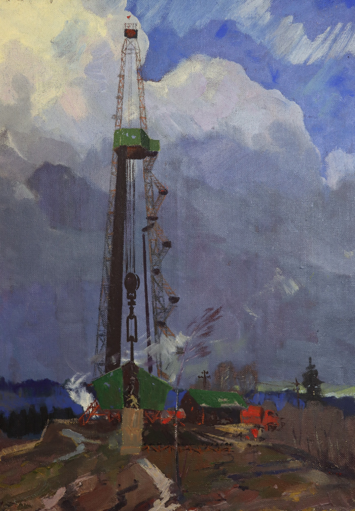Попов Владимир Александрович. Новая вышка. Добыча нефти в Татарской АССР
