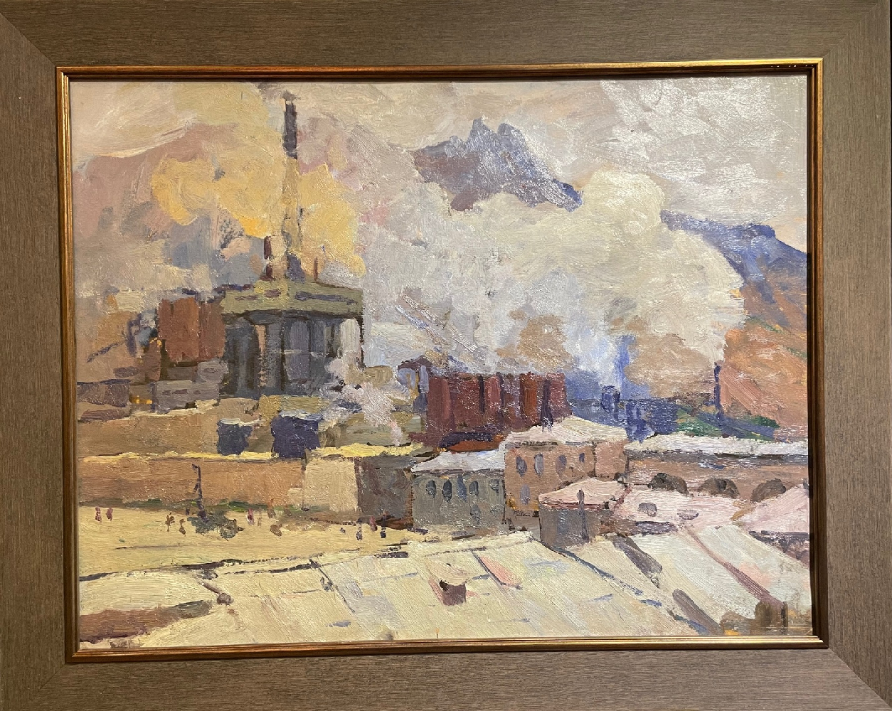 Царев Виктор Иванович. Индустриальный пейзаж.